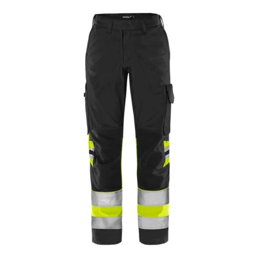 Fristads High Vis Green Broek Dames Klasse 1 2652 Gplu High Vis Geel Zwart