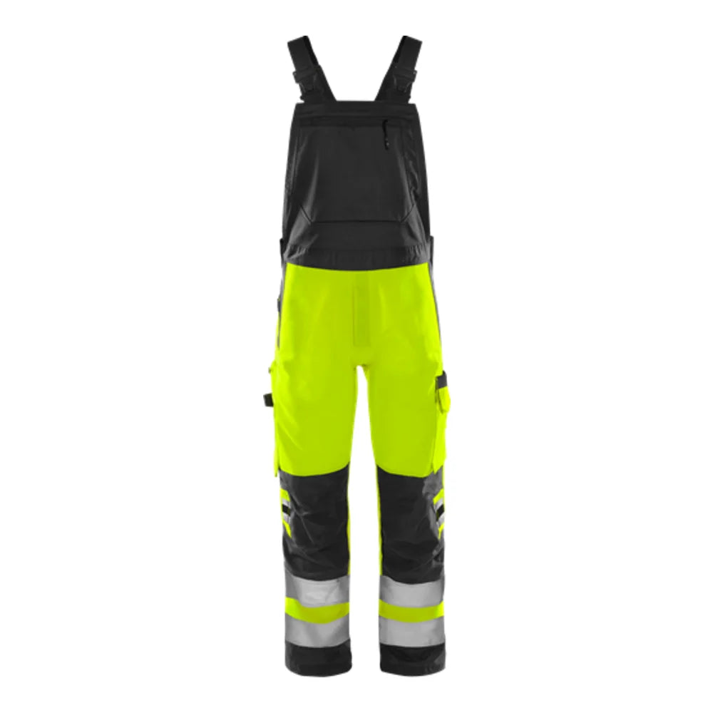 Fristads High Vis Green Amerikaanse Overall Klasse 2 1030 Gplu High Vis Geel Zwart