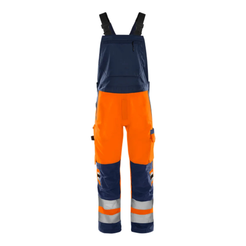Fristads High Vis Green Amerikaanse Overall Klasse 2 1030 Gplu High Vis Oranje Marineblauw