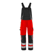 Fristads High Vis Green Amerikaanse Overall Klasse 2 1030 Gplu High Vis Rood Zwart