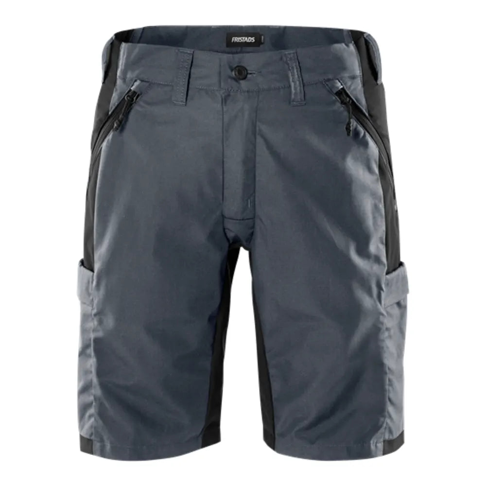 Fristads Service Korte Broek Stretch 2543 Lwr Grijs Zwart