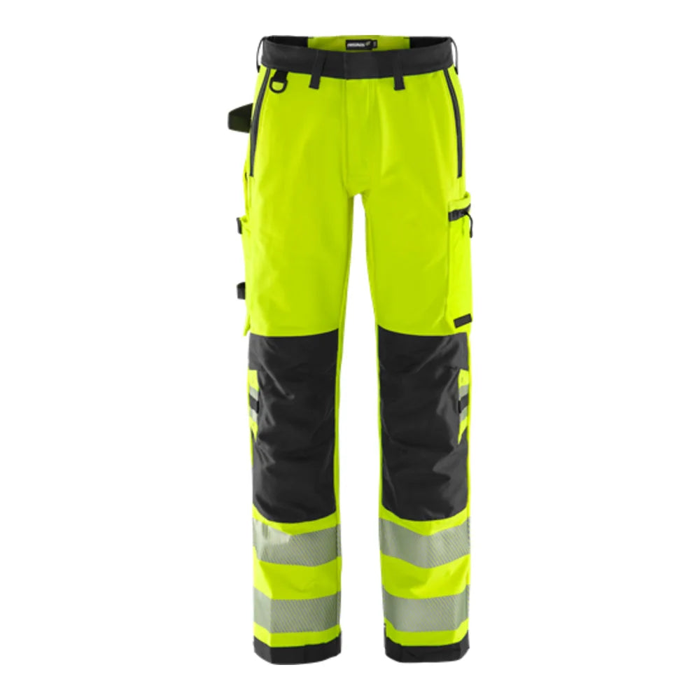 Fristads High Vis Green Broek Klasse 2 2645 Gstp High Vis Geel Zwart