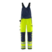 Fristads High Vis Green Amerikaanse Overall Stretch Klasse 2 1031 Gstp High Vis Geel Marineblauw