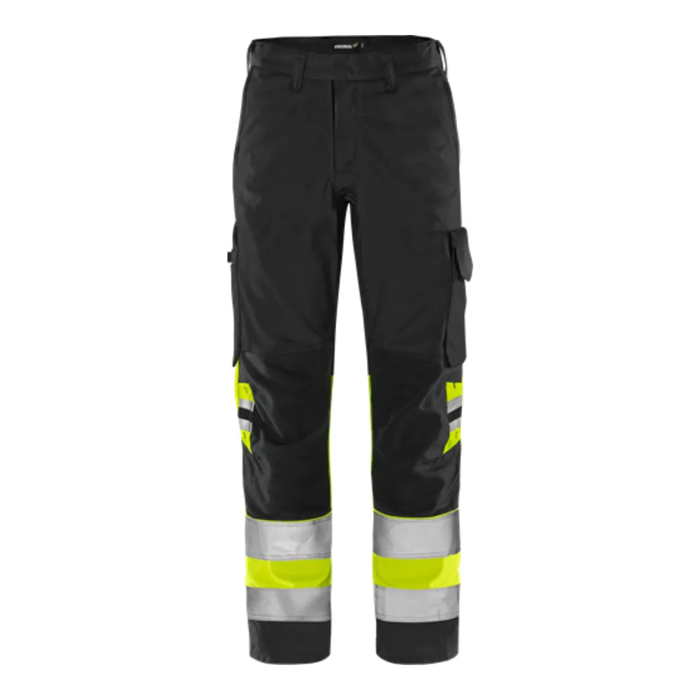 Fristads High Vis Green Broek Klasse 1 2649 Gplu High Vis Geel Zwart
