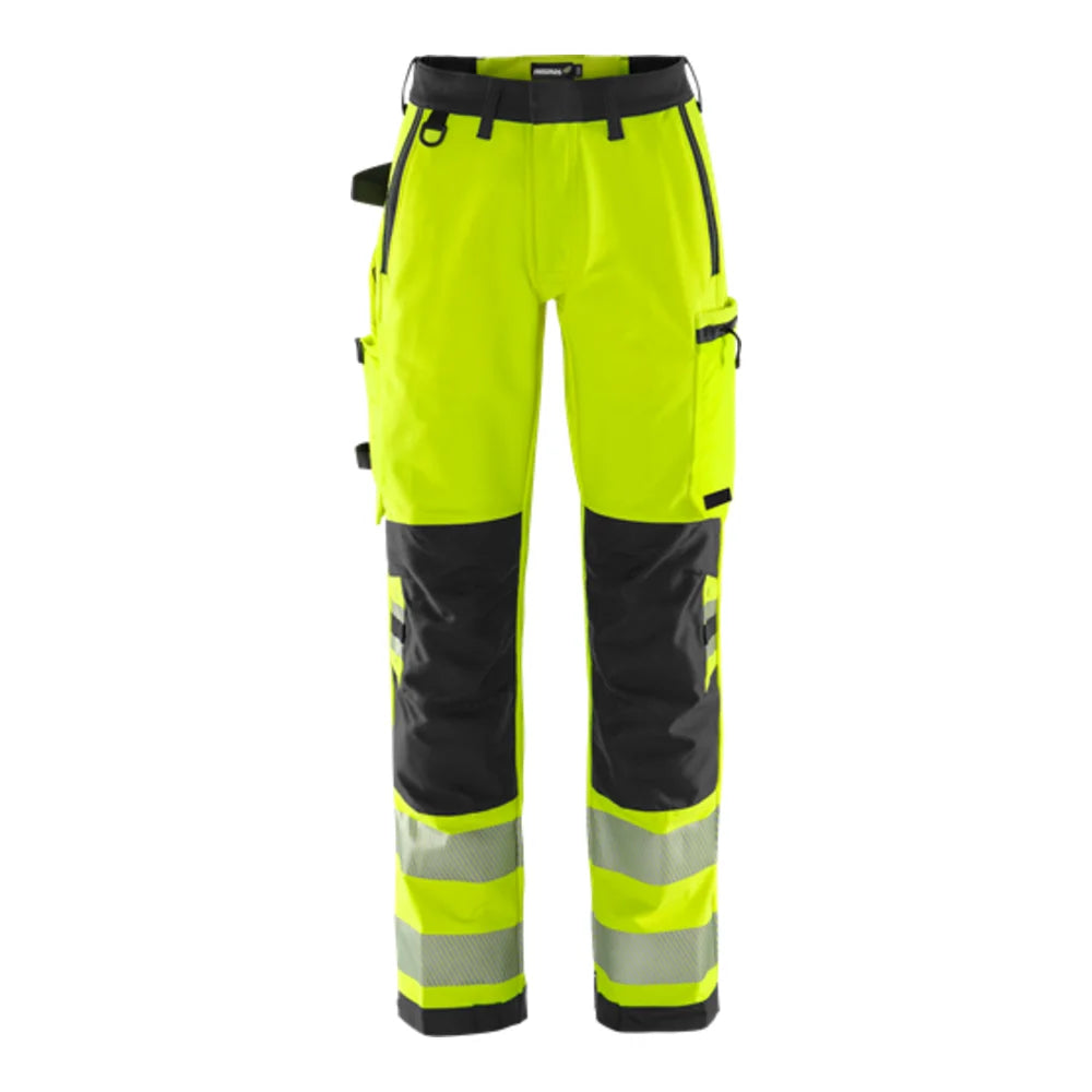 Fristads High Vis Green Broek Dames Stretch Klasse 2 2665 Gstp High Vis Geel Zwart