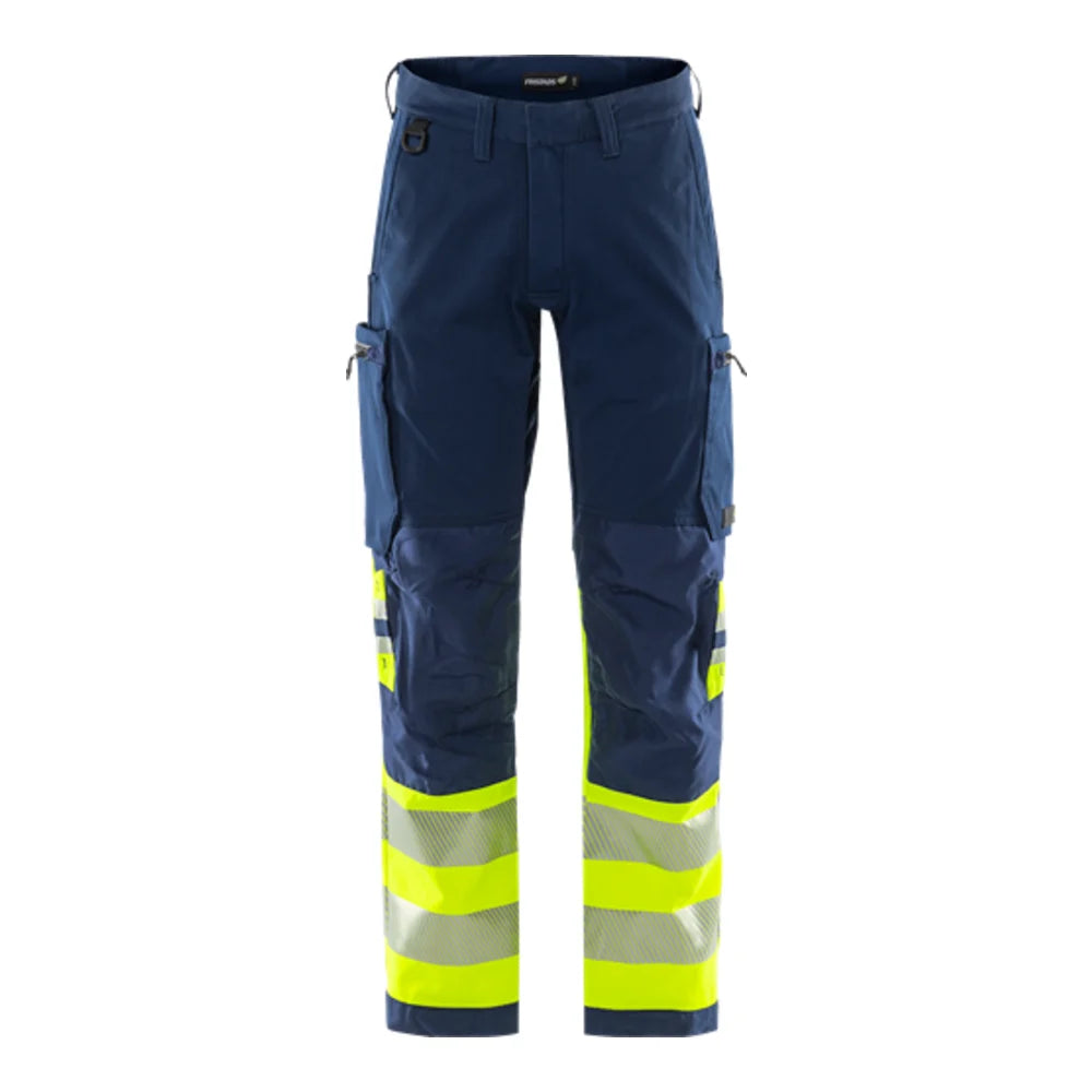 Fristads High Vis Green Broek Klasse 1 2647 Gstp High Vis Geel Marineblauw