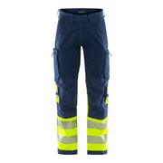 Fristads High Vis Green Broek Klasse 1 2647 Gstp High Vis Geel Marineblauw