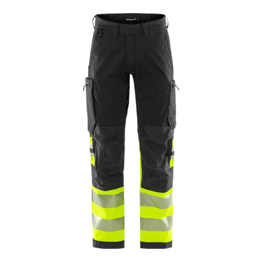 Fristads High Vis Green Broek Klasse 1 2647 Gstp High Vis Geel Zwart