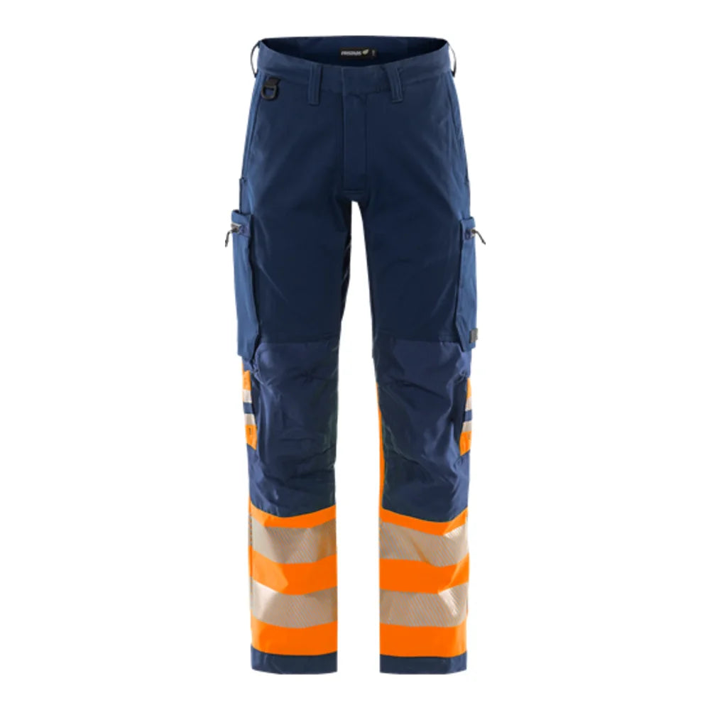 Fristads High Vis Green Broek Klasse 1 2647 Gstp High Vis Oranje Marineblauw