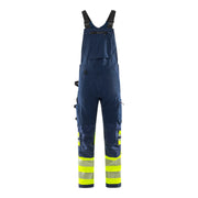 Fristads High Vis Green Amerikaanse Overall Stretch Klasse 1 1032 Gstp High Vis Geel Marineblauw