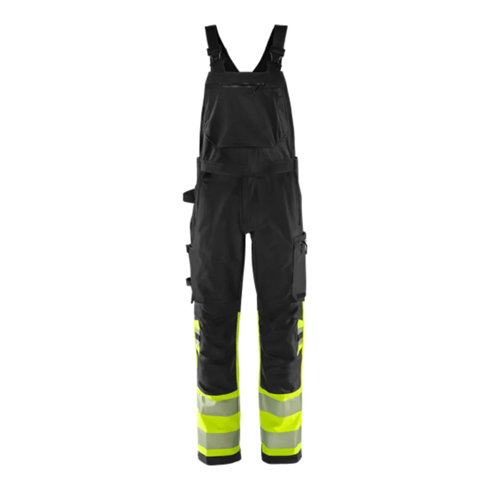 Fristads High Vis Green Amerikaanse Overall Stretch Klasse 1 1032 Gstp High Vis Geel Zwart