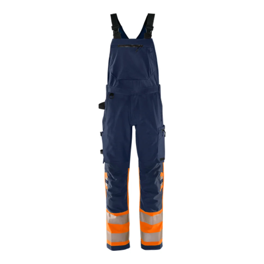 Fristads High Vis Green Amerikaanse Overall Stretch Klasse 1 1032 Gstp High Vis Oranje Marineblauw