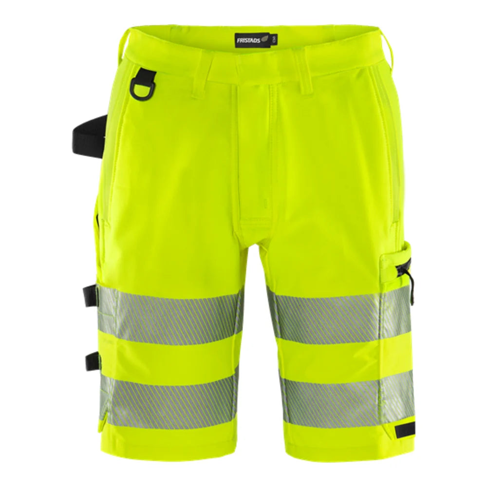 Fristads High Vis Green Stretch Korte Broek Klasse 2 2648 Gstp High Vis Geel