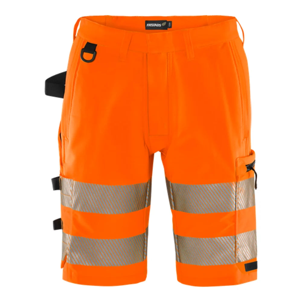 Fristads High Vis Green Stretch Korte Broek Klasse 2 2648 Gstp High Vis Oranje