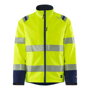 Fristads High Vis Green Stretch Jack Klasse 3 4647 Gstp High Vis Geel Marineblauw