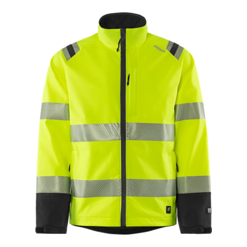 Fristads High Vis Green Stretch Jack Klasse 3 4647 Gstp High Vis Geel Zwart