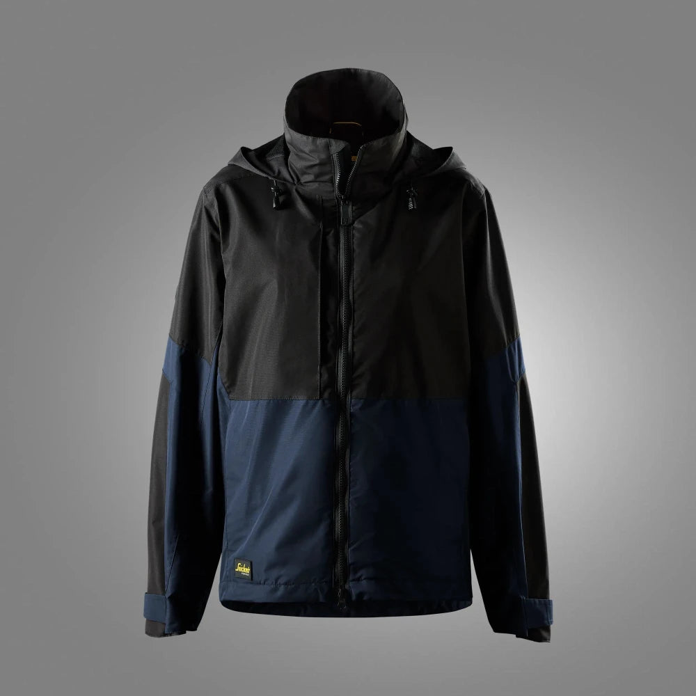 Snickers 1374 Allroundwork Waterdichte Shell Dameswerkjas 9504 Navy Black
