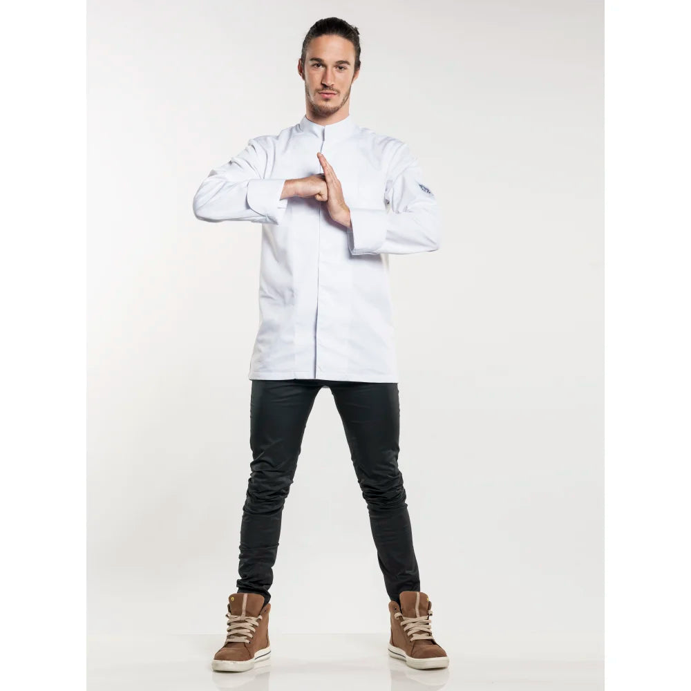 Chaud Devant Kokspantalon Skinny Reg Black Stretch