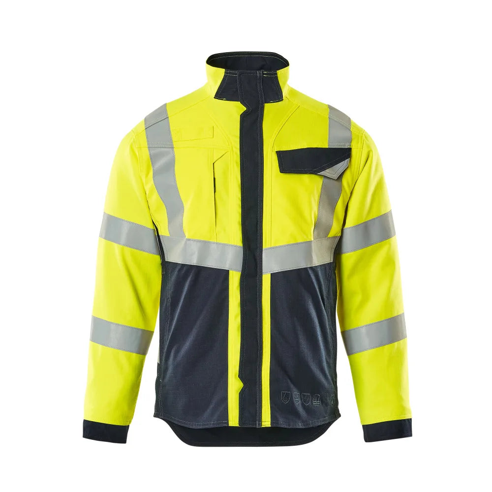 Mascot 13809-216 Jas High Vis Geel Donkermarine