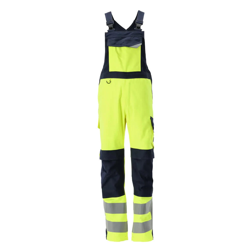 Mascot 13869-216 Amerikaanse Overall Met Kniezakken High Vis Geel Donkermarine