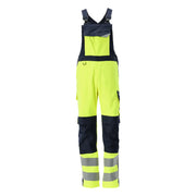 Mascot 13869-216 Amerikaanse Overall Met Kniezakken High Vis Geel Donkermarine