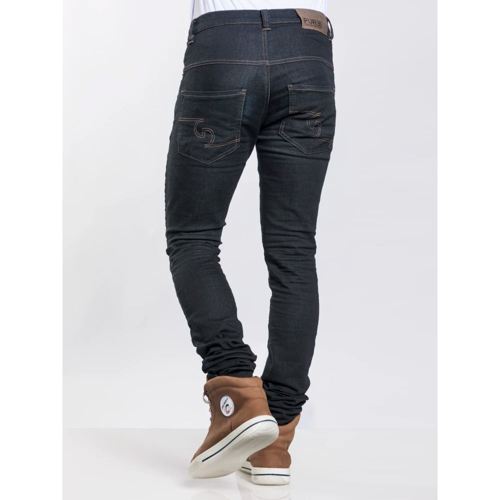 Chaud Devant Kokspantalon Skinny Reg Jogg Denim Black