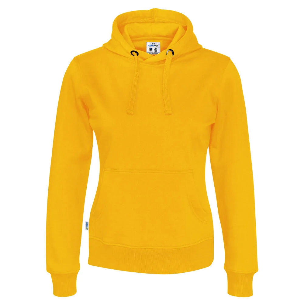 Cottover Hoodie Lady - GOTS Geel