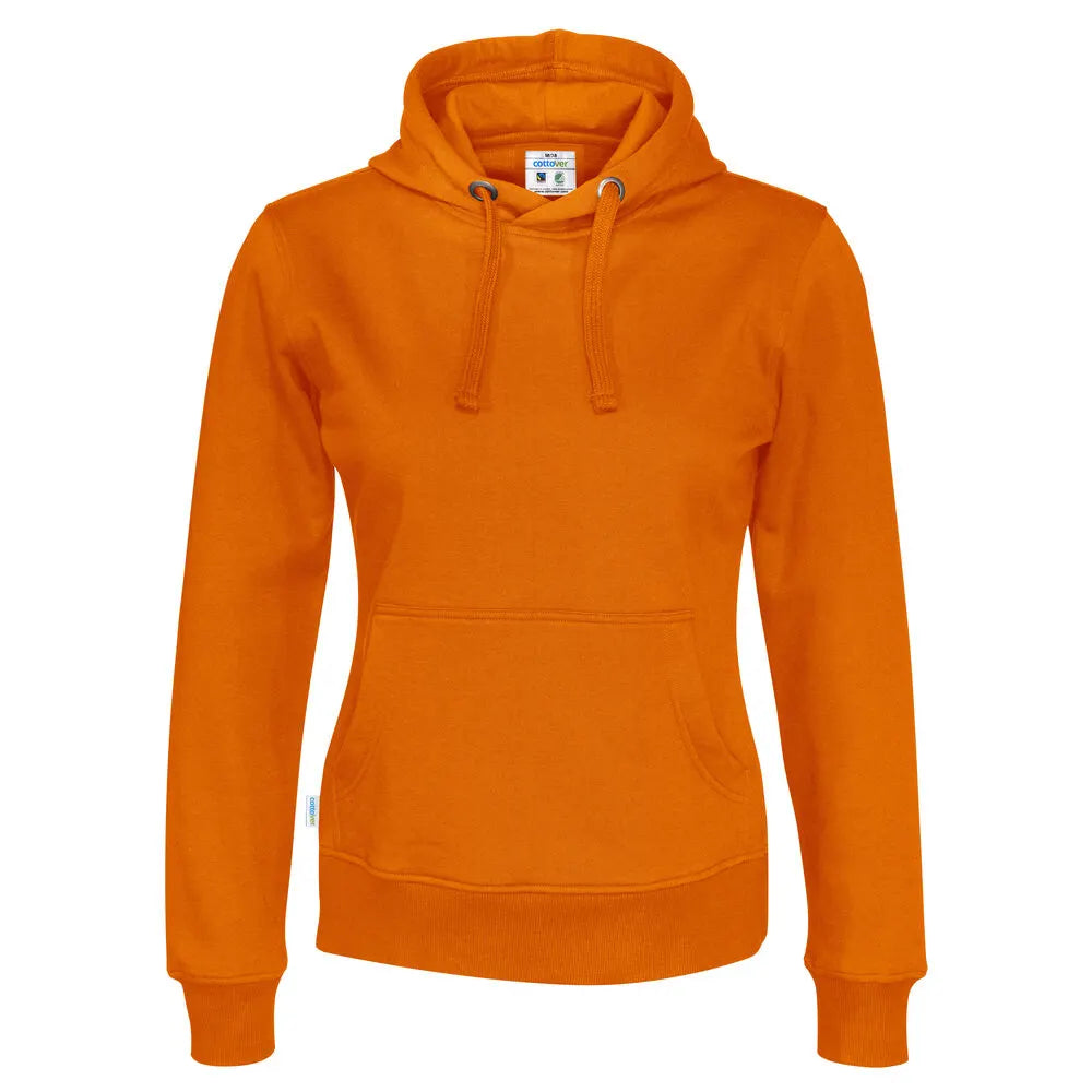Cottover Hoodie Lady - GOTS Oranje