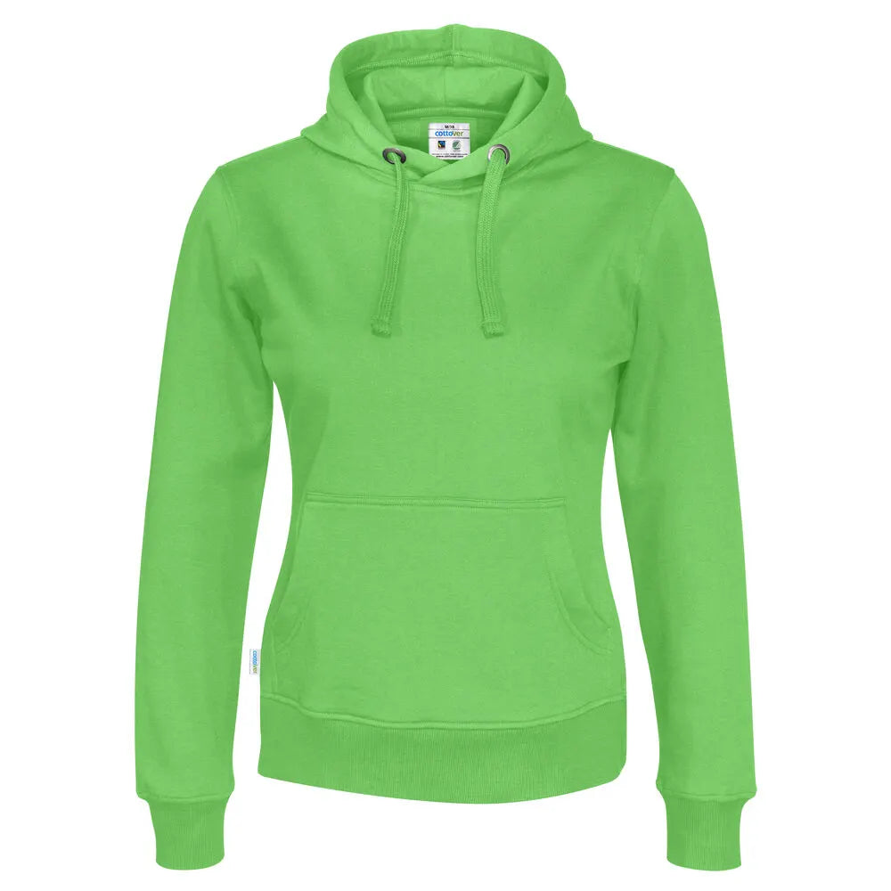 Cottover Hoodie Lady - GOTS Groen