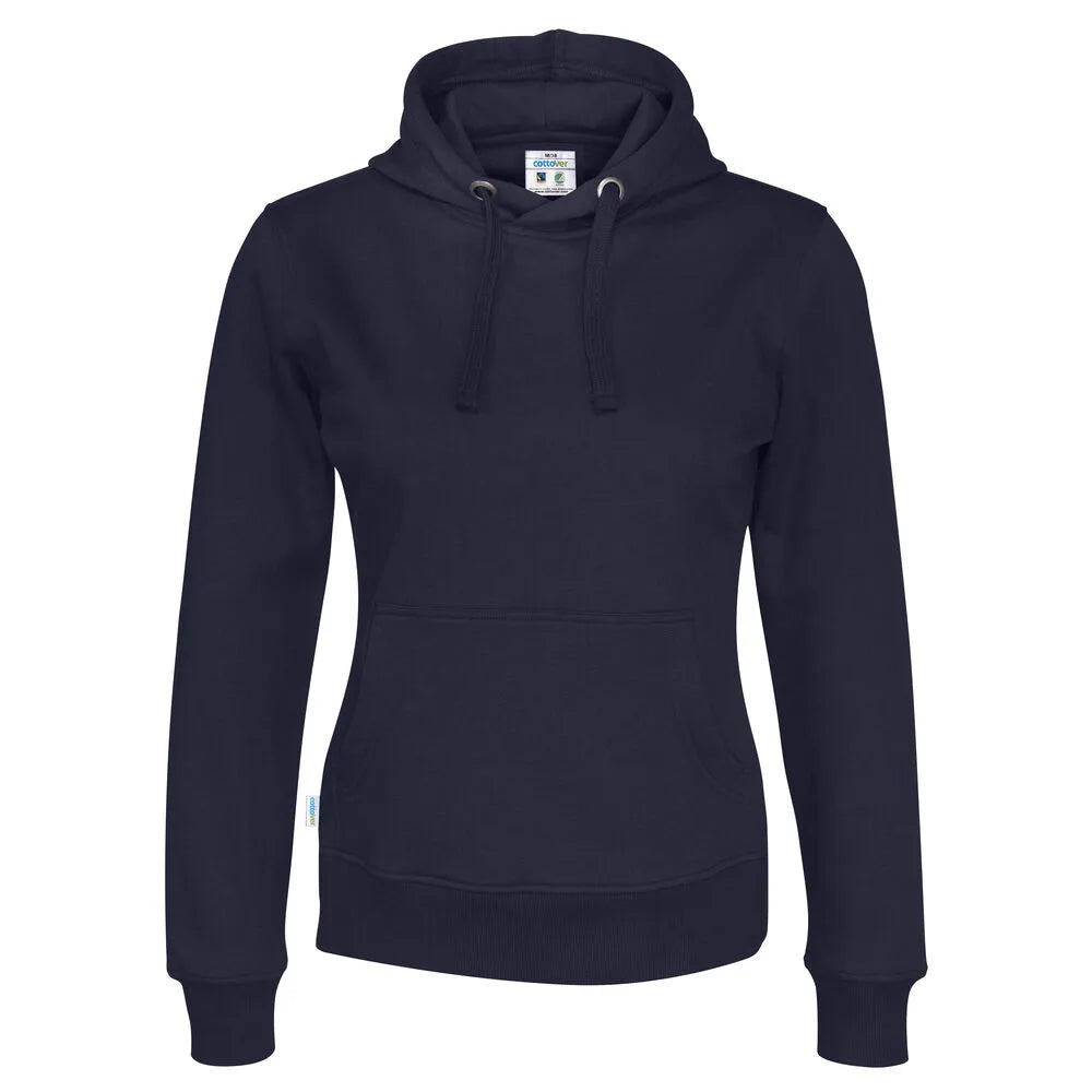 Cottover Hoodie Lady - GOTS Marine