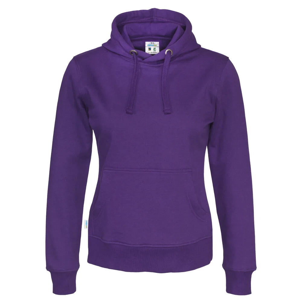 Cottover Hoodie Lady - GOTS Paars