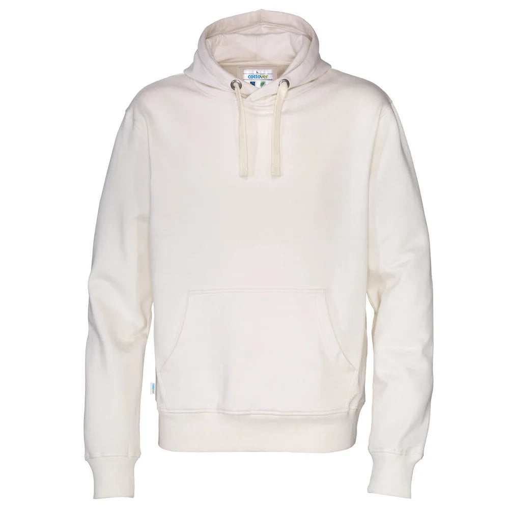 Cottover Hoodie Man - GOTS Gebroken Wit