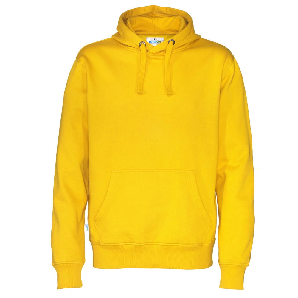 Cottover Hoodie Man - GOTS Geel