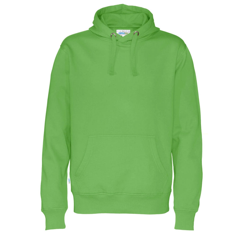 Cottover Hoodie Man - GOTS Groen