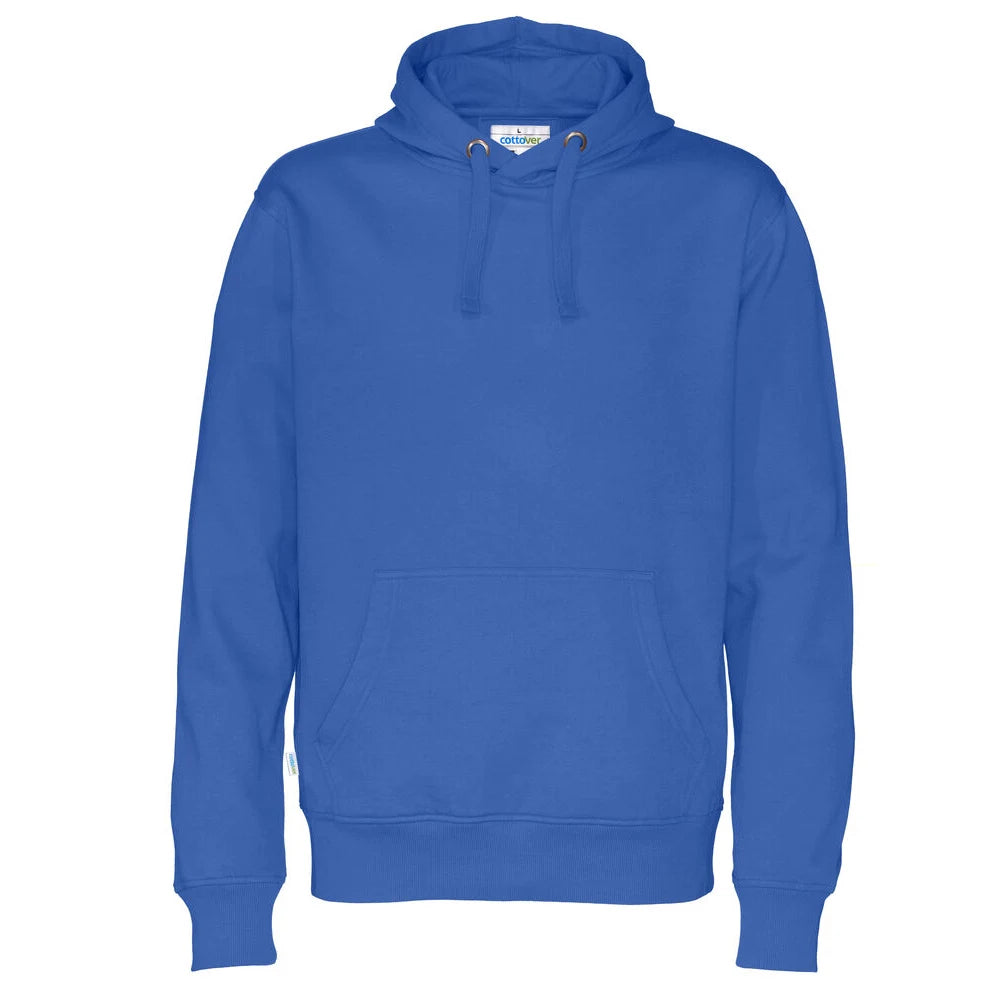 Cottover Hoodie Man - GOTS Koninklijk Blauw