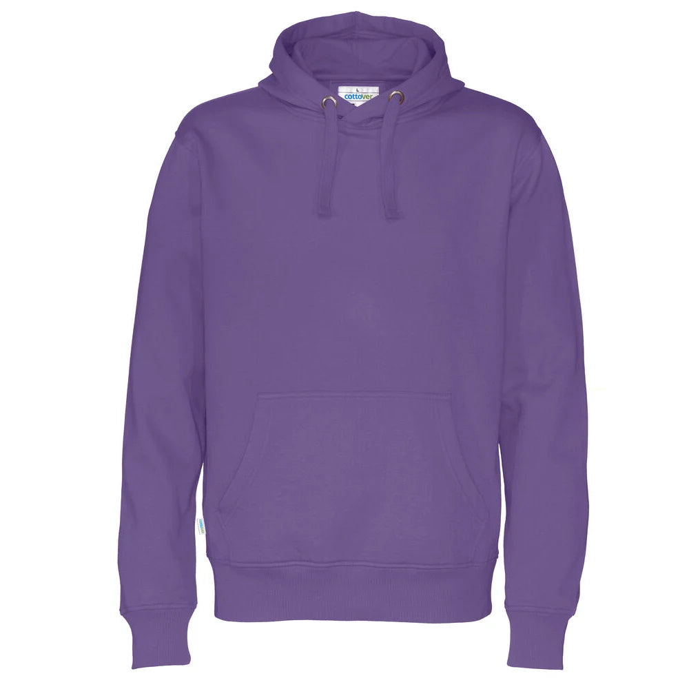 Cottover Hoodie Man - GOTS Paars