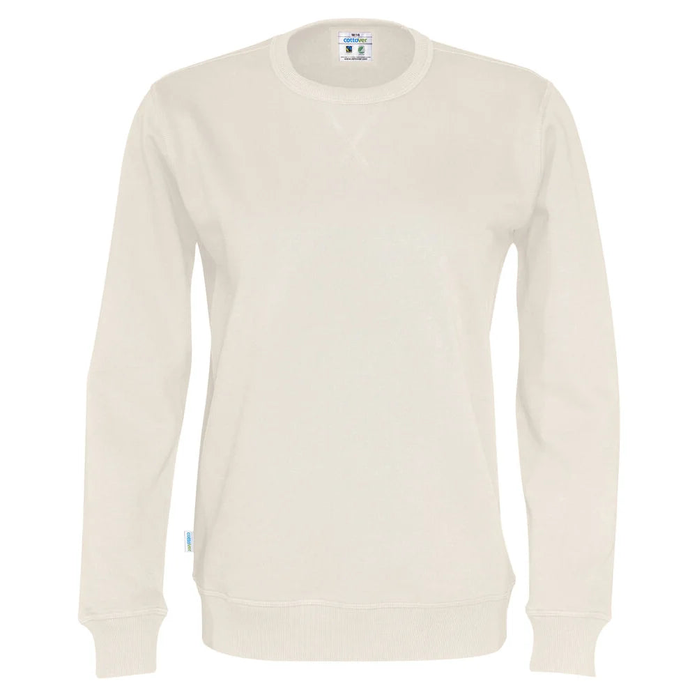 Cottover Sweater Crew Neck Unisex - GOTS Gebroken Wit
