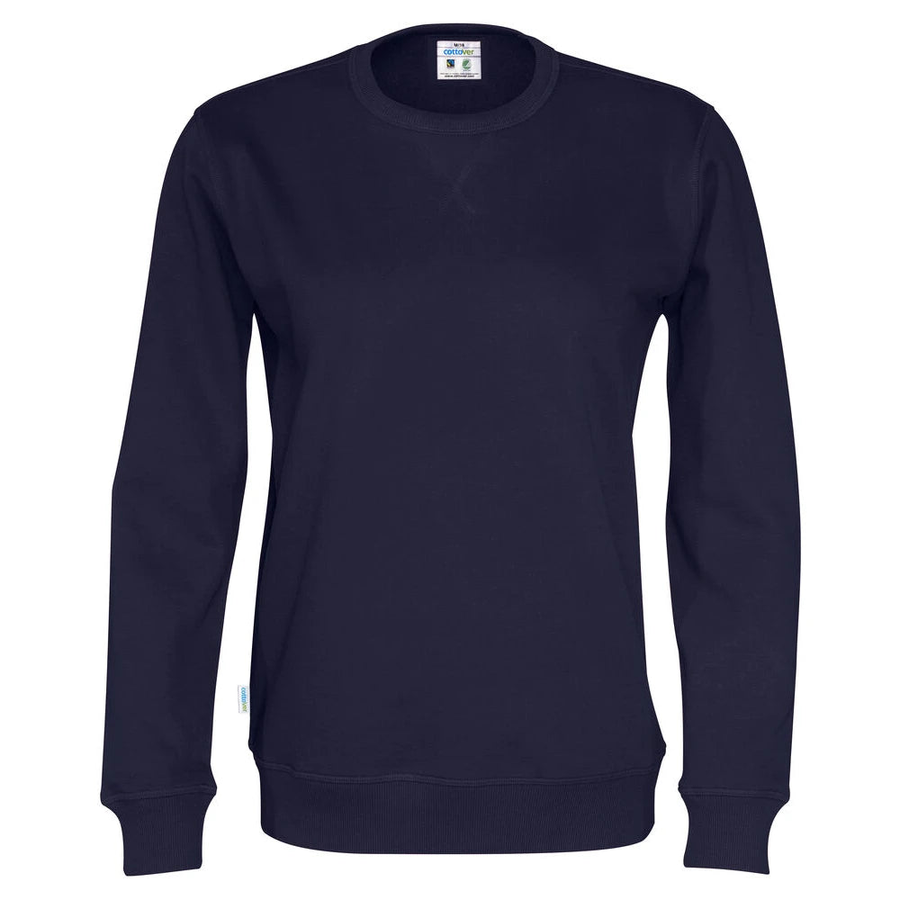 Cottover Sweater Crew Neck Unisex - GOTS Marine