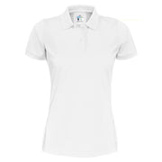 Cottover Polo Pique Lady - GOTS Wit