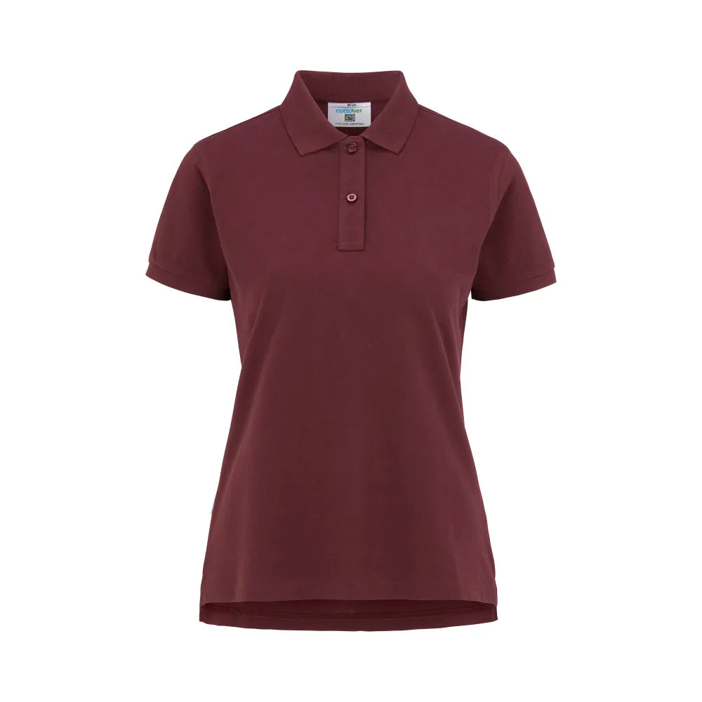 Cottover Polo Pique Lady - GOTS Bordeaux