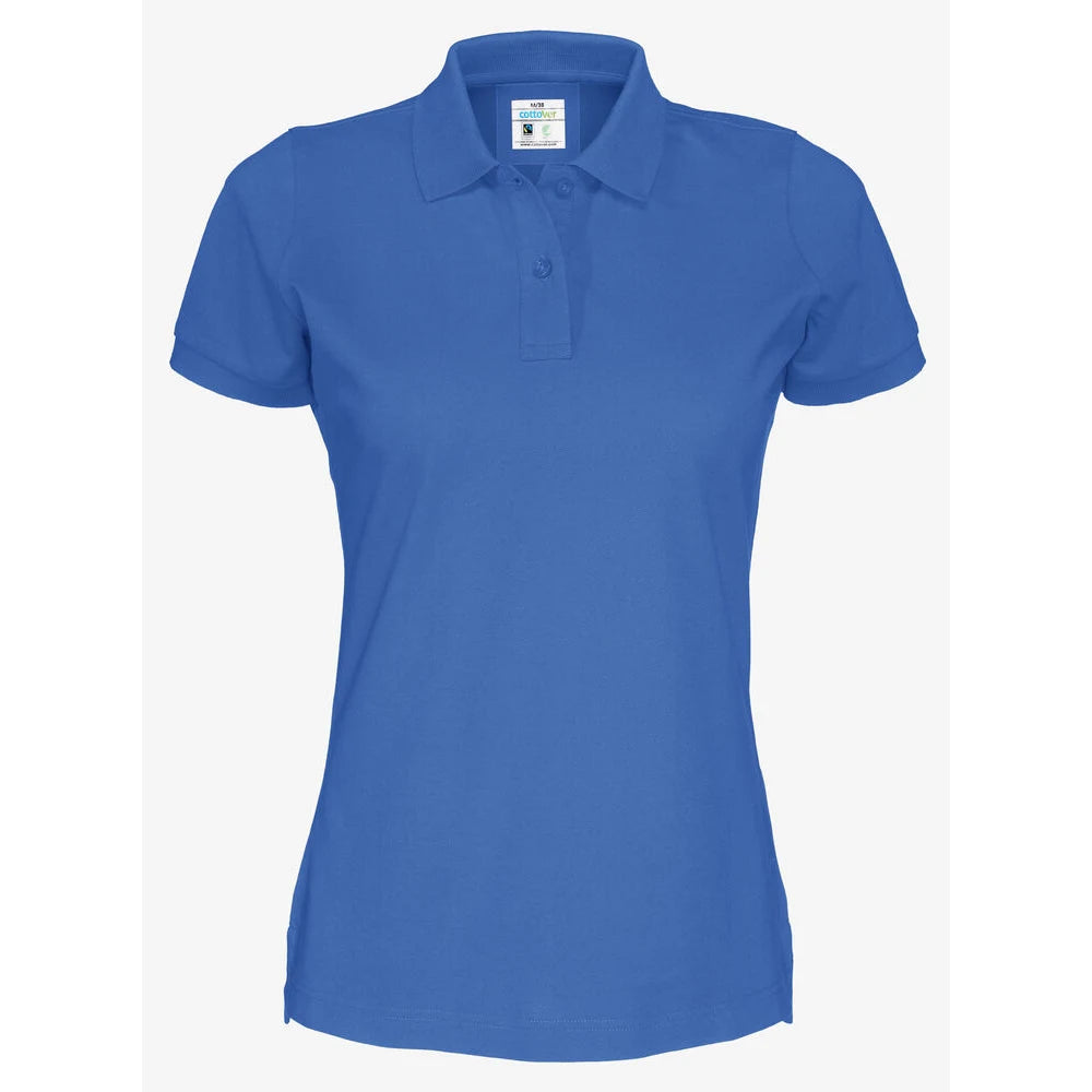 Cottover Polo Pique Lady - GOTS Koninklijk Blauw