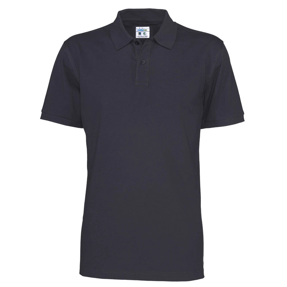 Cottover Polo Pique Man - GOTS Marine