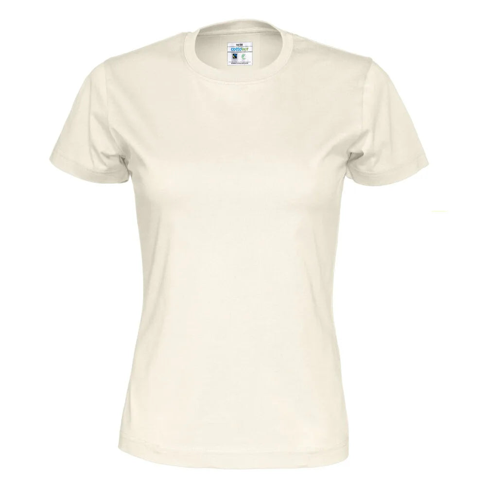Cottover T-Shirt Lady - GOTS Gebroken Wit