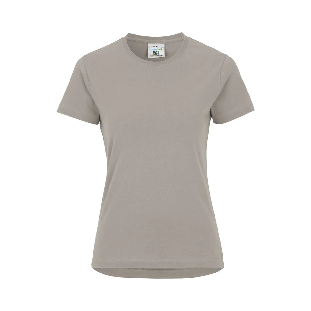 Cottover T-Shirt Lady - GOTS Donker Zand
