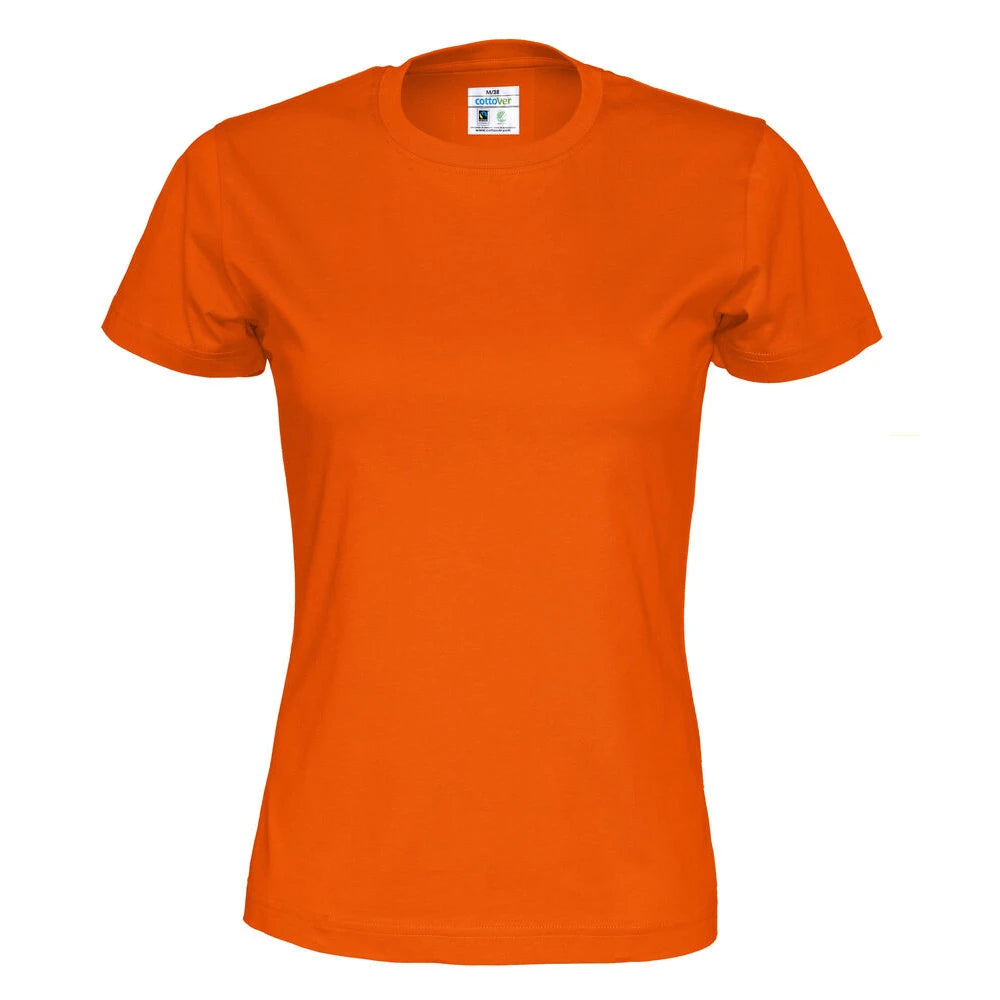 Cottover T-Shirt Lady - GOTS Oranje
