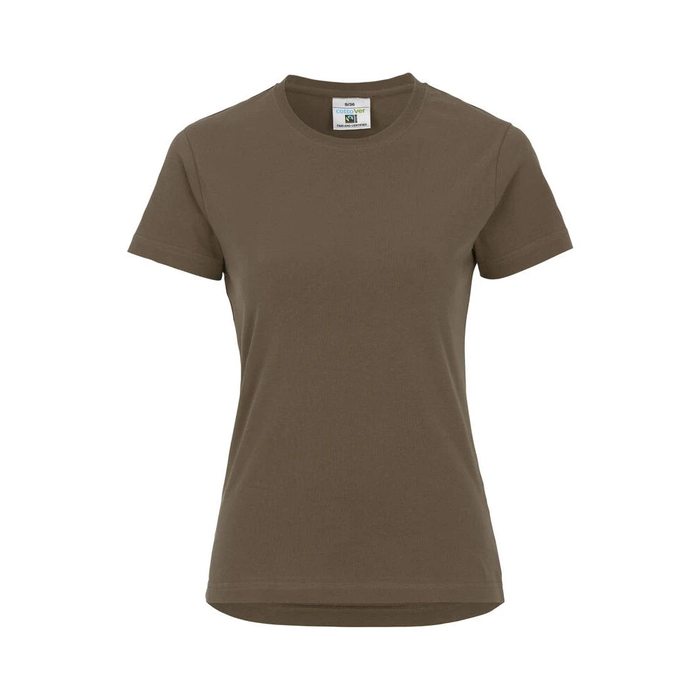 Cottover T-Shirt Lady - GOTS Bruin