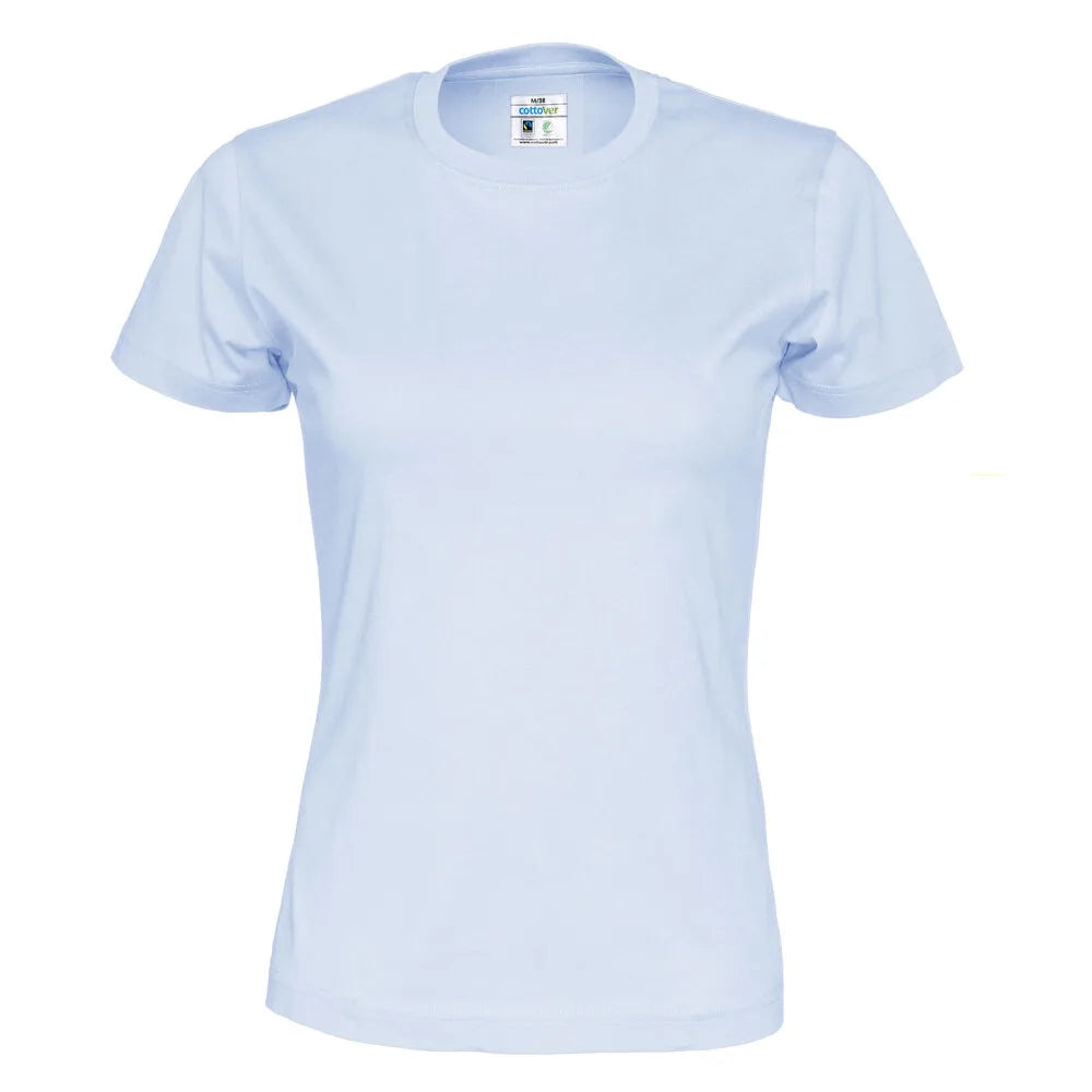 Cottover T-Shirt Lady - GOTS Hemelsblauw