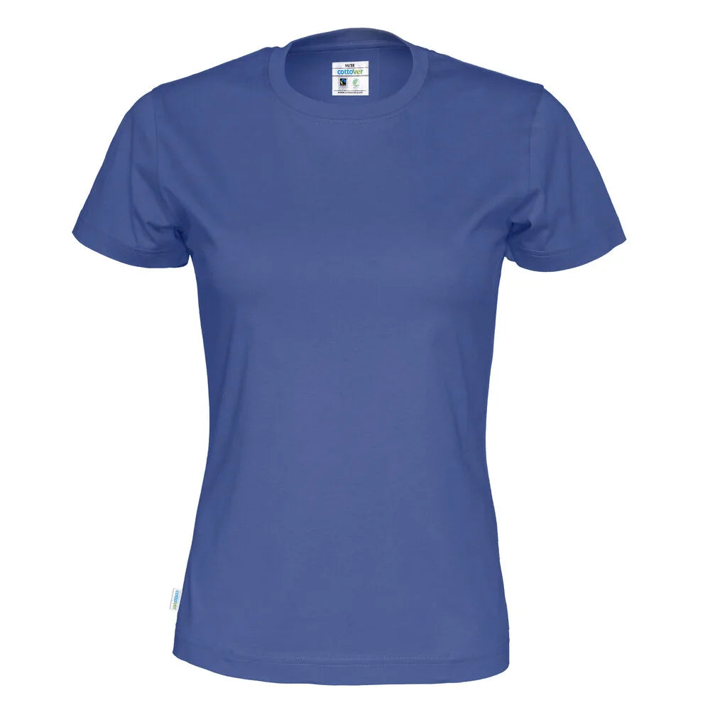 Cottover T-Shirt Lady - GOTS Koninklijk Blauw