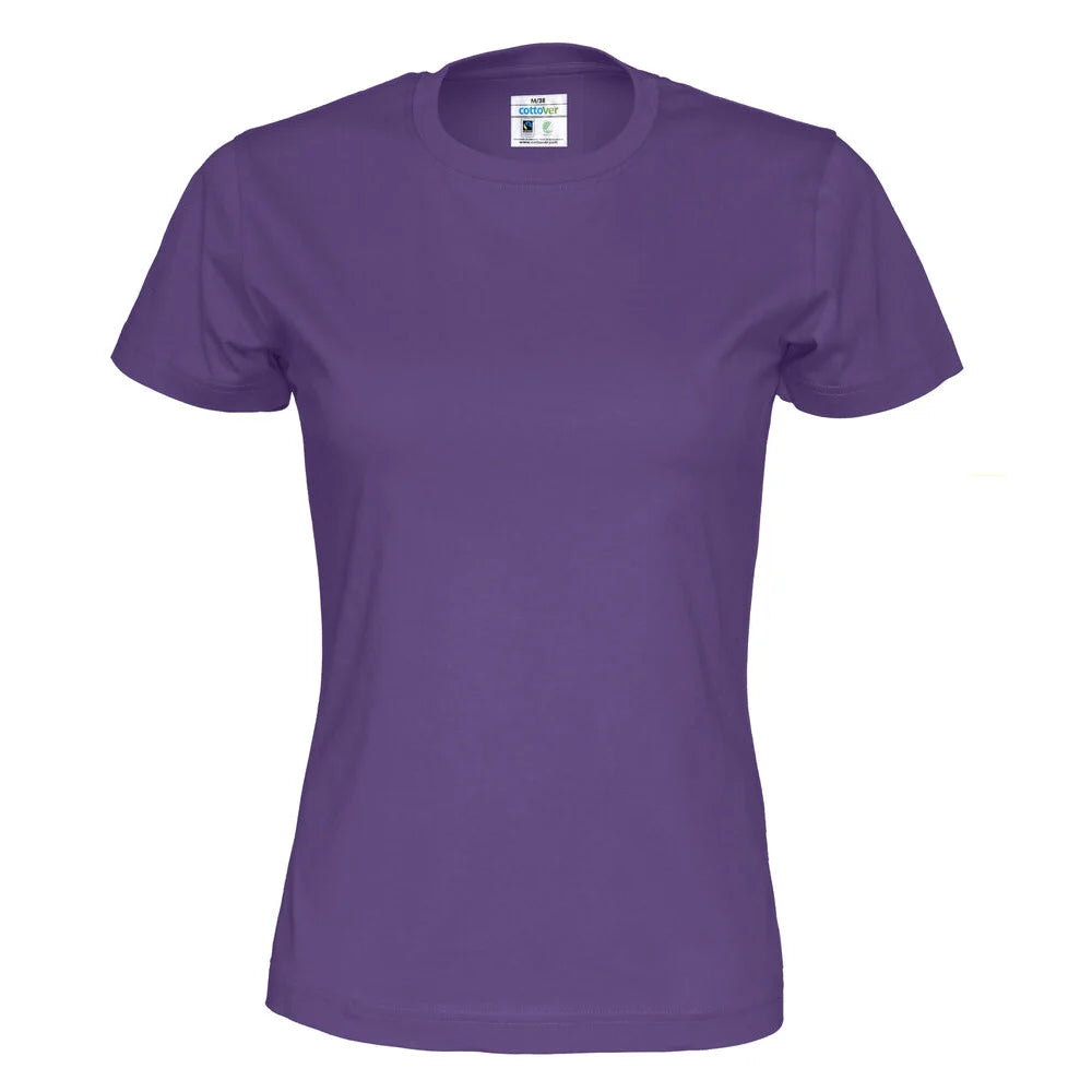 Cottover T-Shirt Lady - GOTS Paars