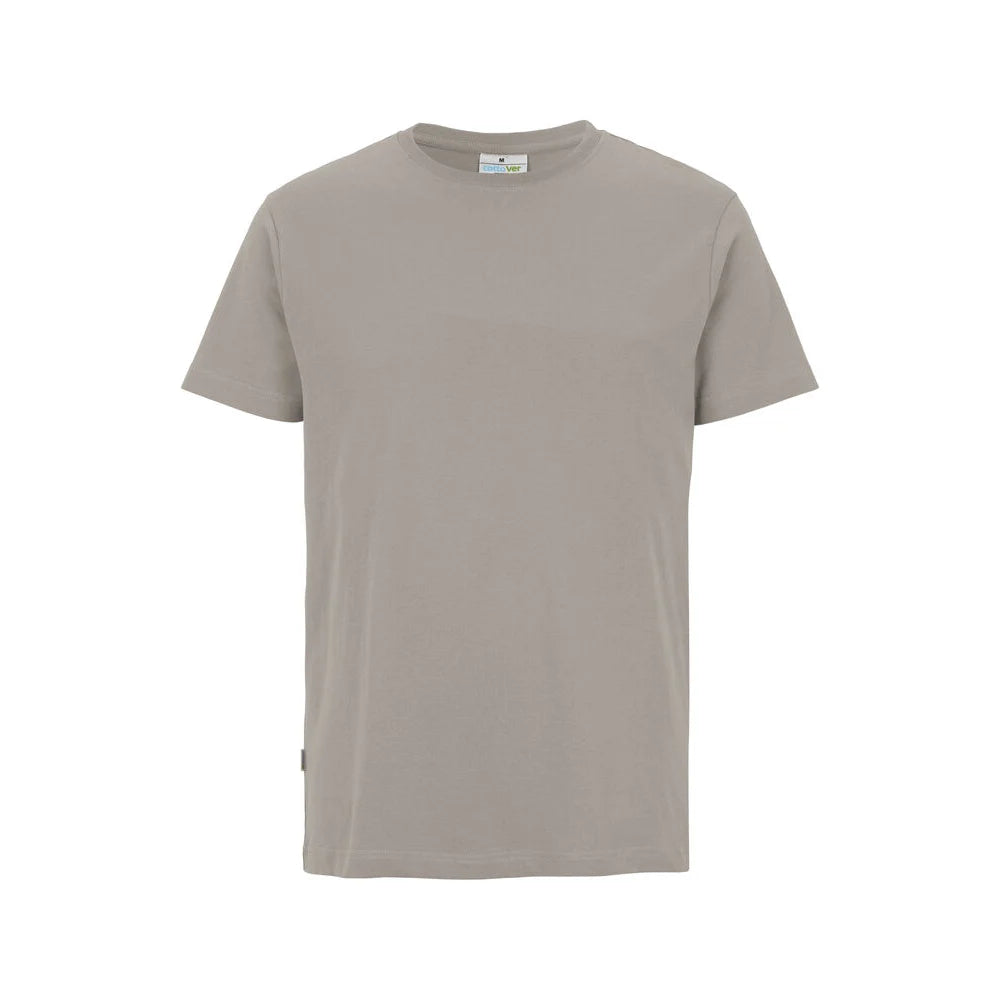 Cottover T-Shirt Man - GOTS Donker Zand